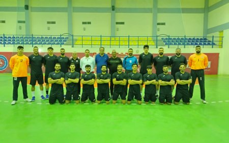 بعد انتهاء معسكره بغداد وطني اليد يعسكر في النجف ..