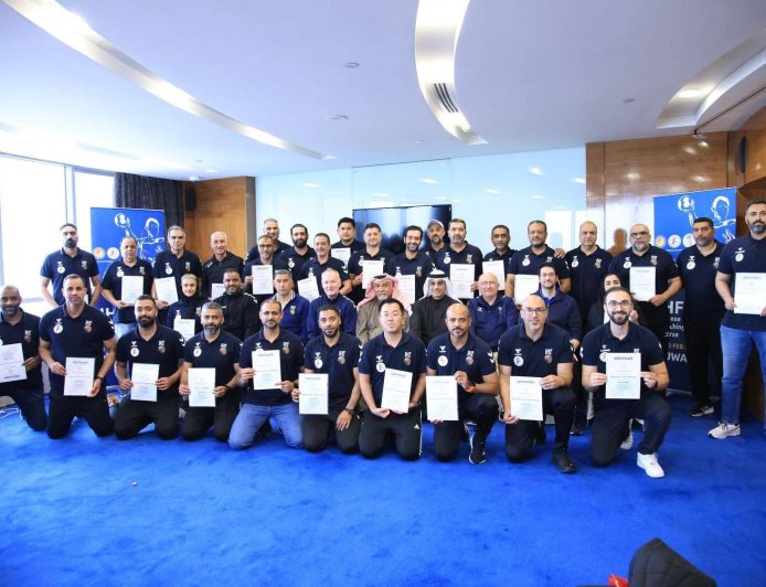 اختتام الدورة التدريبية B في الكويت